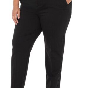 LIVERPOOL HI-RISE KELSEY TROUSER Size 18W18W / BLACK